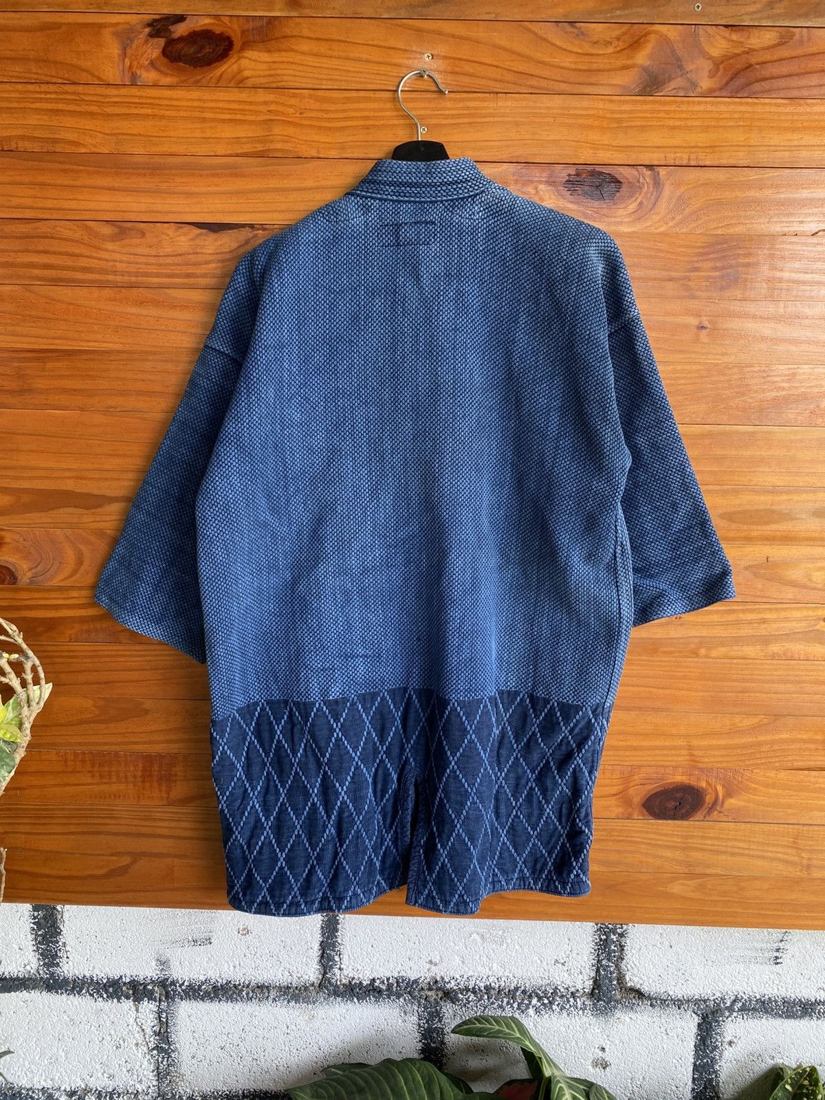 Japanese Brand Vintage Japanese Indigo Sashiko Noragi Jacket – Traditional Size US M / EU 48-50 / 2 - 9 Thumbnail