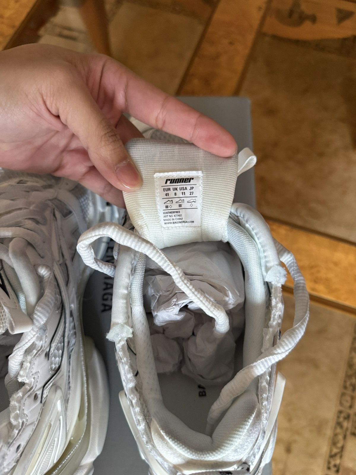 Balenciaga Balenciaga Runner White Size US 8 / EU 41 - 9 Thumbnail
