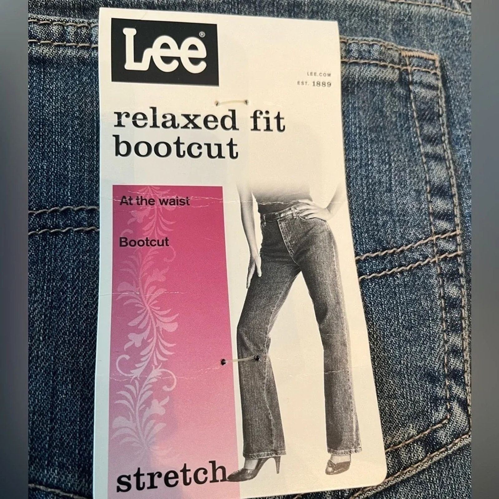 Lee Vintage Lee Jeans, boot cut relaxed fit waist, size 18 Size 40" / US 18 - 5 Thumbnail