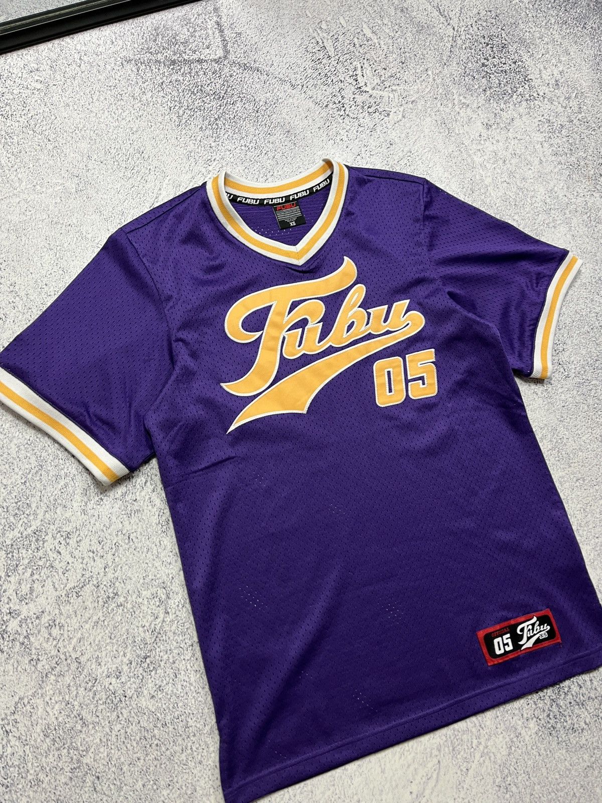Fubu Vintage FUBU The Collection 05 Logo Rap Jersey Tee Hip Hop Size US S / EU 44-46 / 1 - 4 Thumbnail