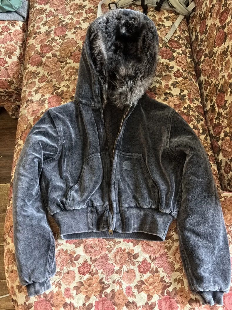Alexander Wang Alexander Wang Faux Fur Hooded Jacket Size S / US 4 / IT 40 - 1 Thumbnail