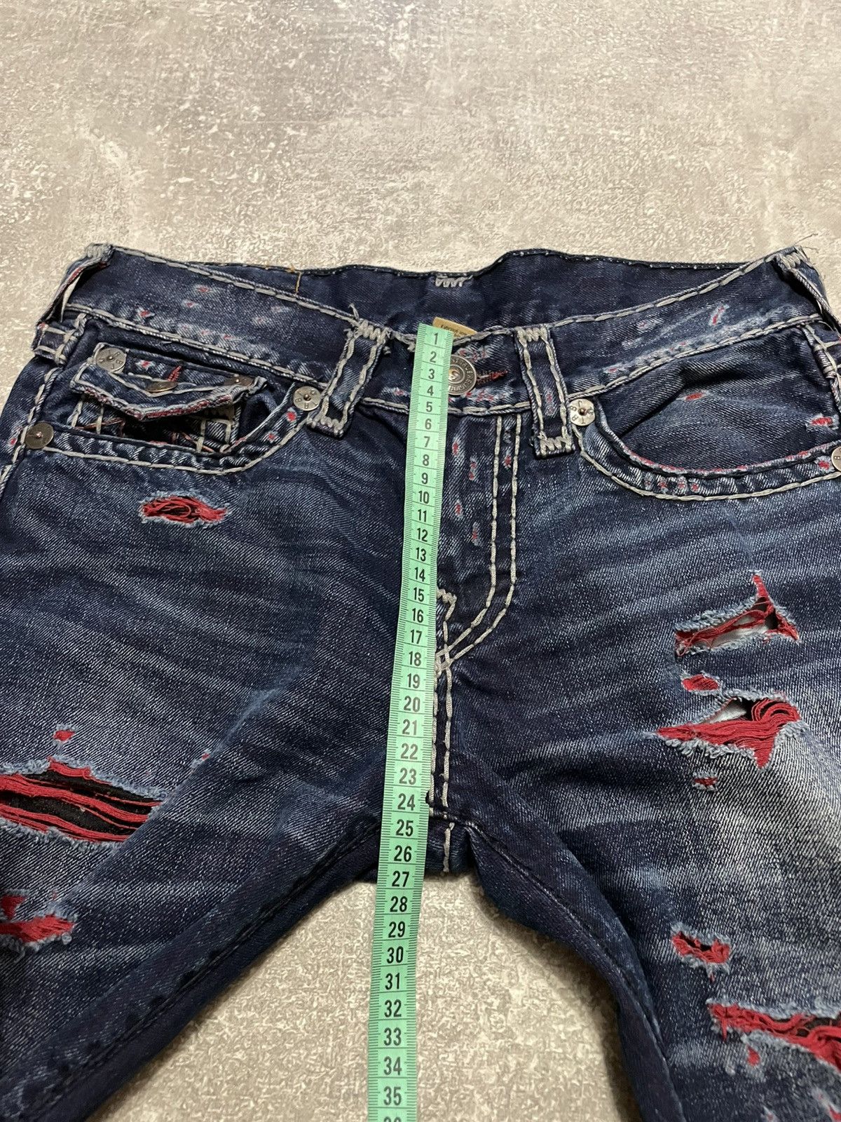 True Religion × Vintage Vintage True Religion Distressed Denim Shorts Size 30 Size US 30 / EU 46 - 22 Thumbnail