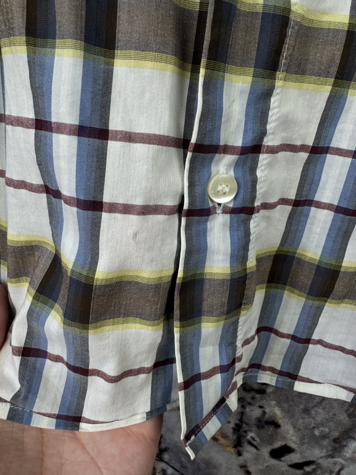 Armani Armani Jeans Men’s Plaid Button Up Shirt Long Sleeve Casual Size US XL / EU 56 / 4 - 8 Thumbnail