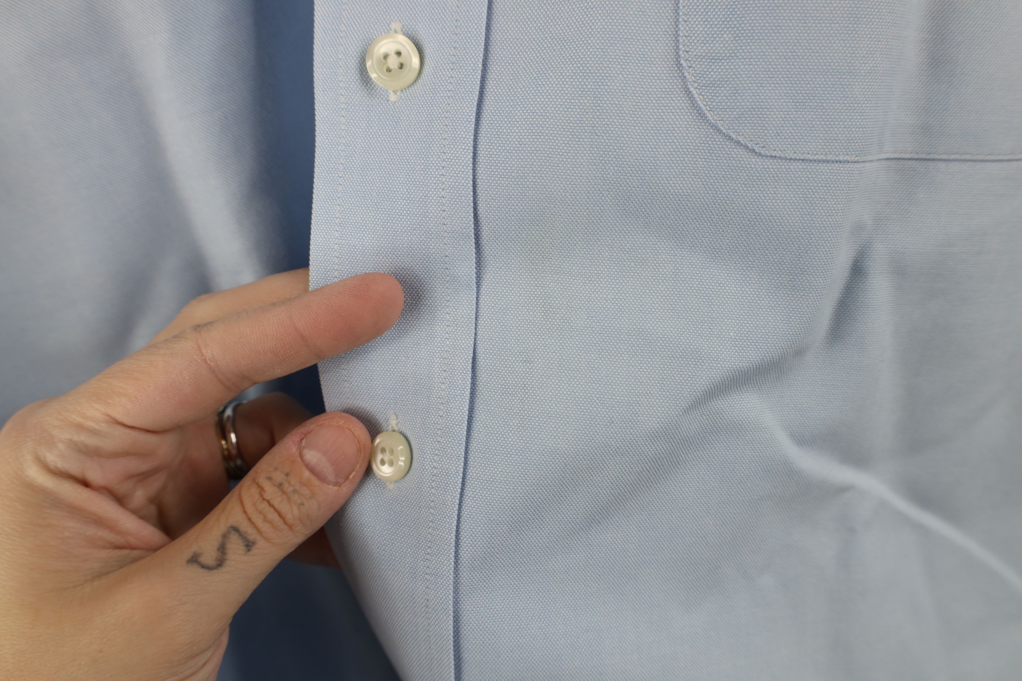 L.L. Bean × Vintage Vintage LL Bean Short Sleeve Collared Button Down Shirt Size US L / EU 52-54 / 3 - 4 Thumbnail