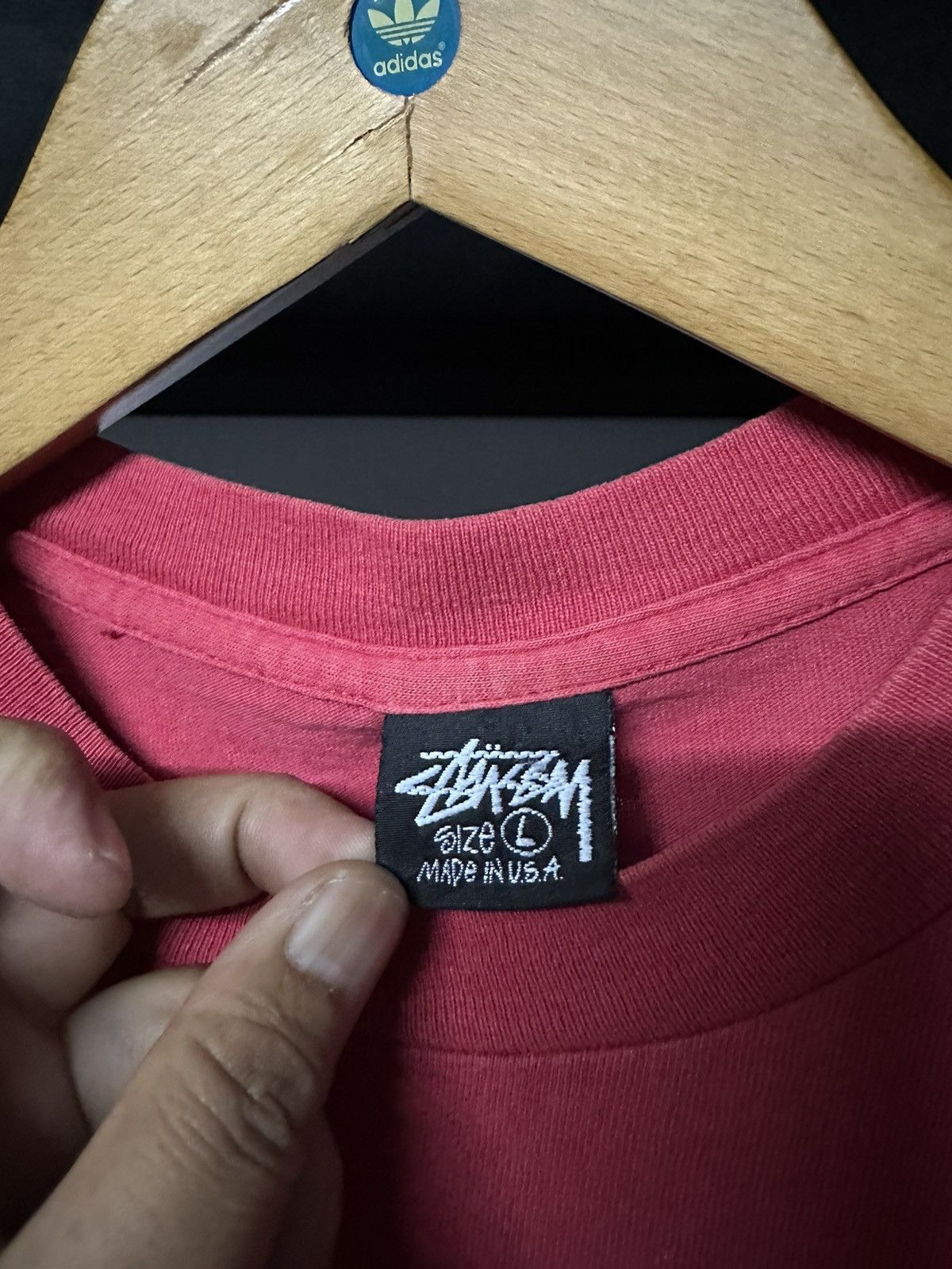 Stussy Vintage 80s Stussy Rasta Feelin Irie Faded Tee Size US L / EU 52-54 / 3 - 8 Thumbnail