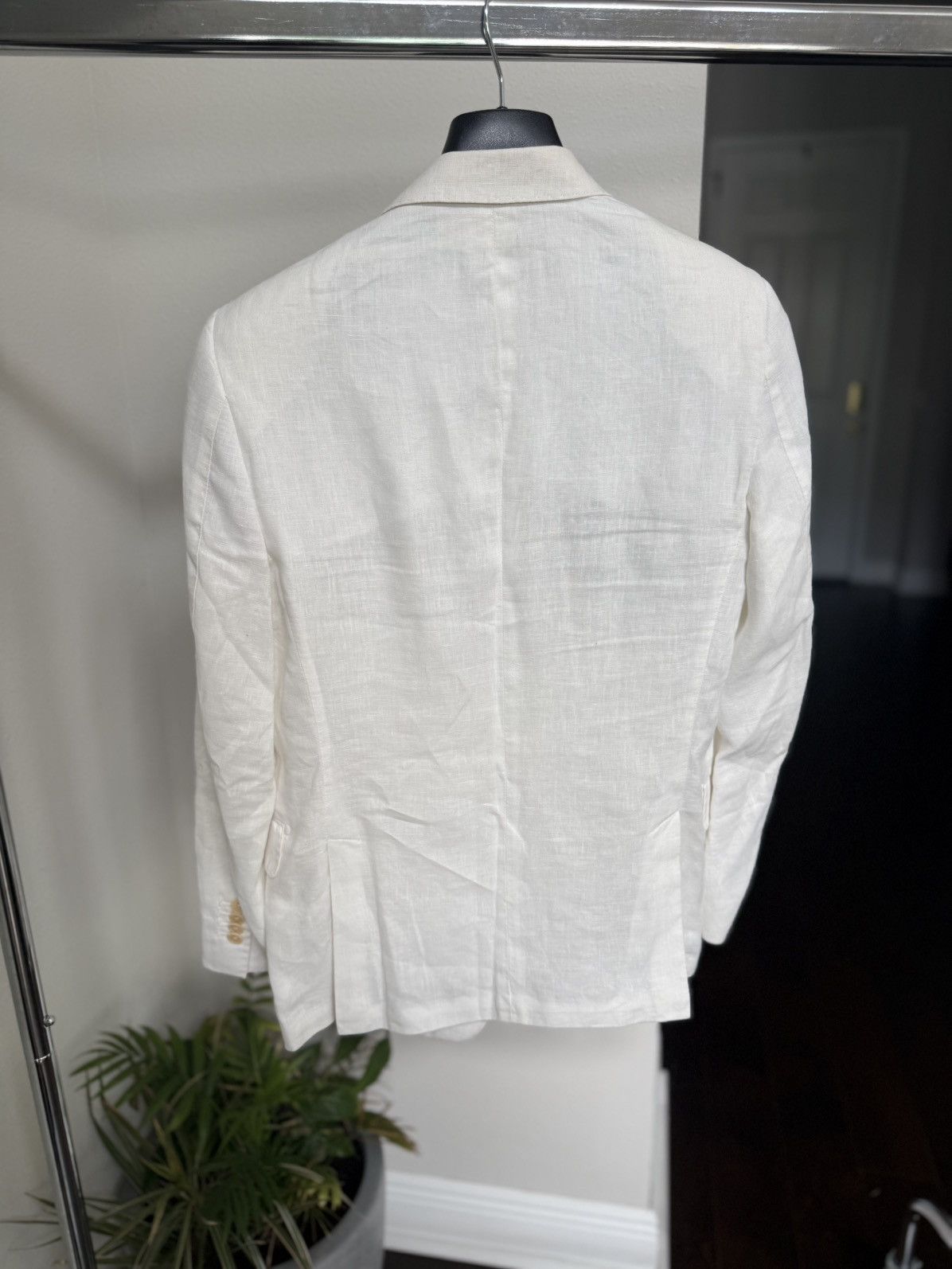 Other 100% Linen Gutteridge Double Breasted Blazer and Trousers Size 34R - 4 Thumbnail