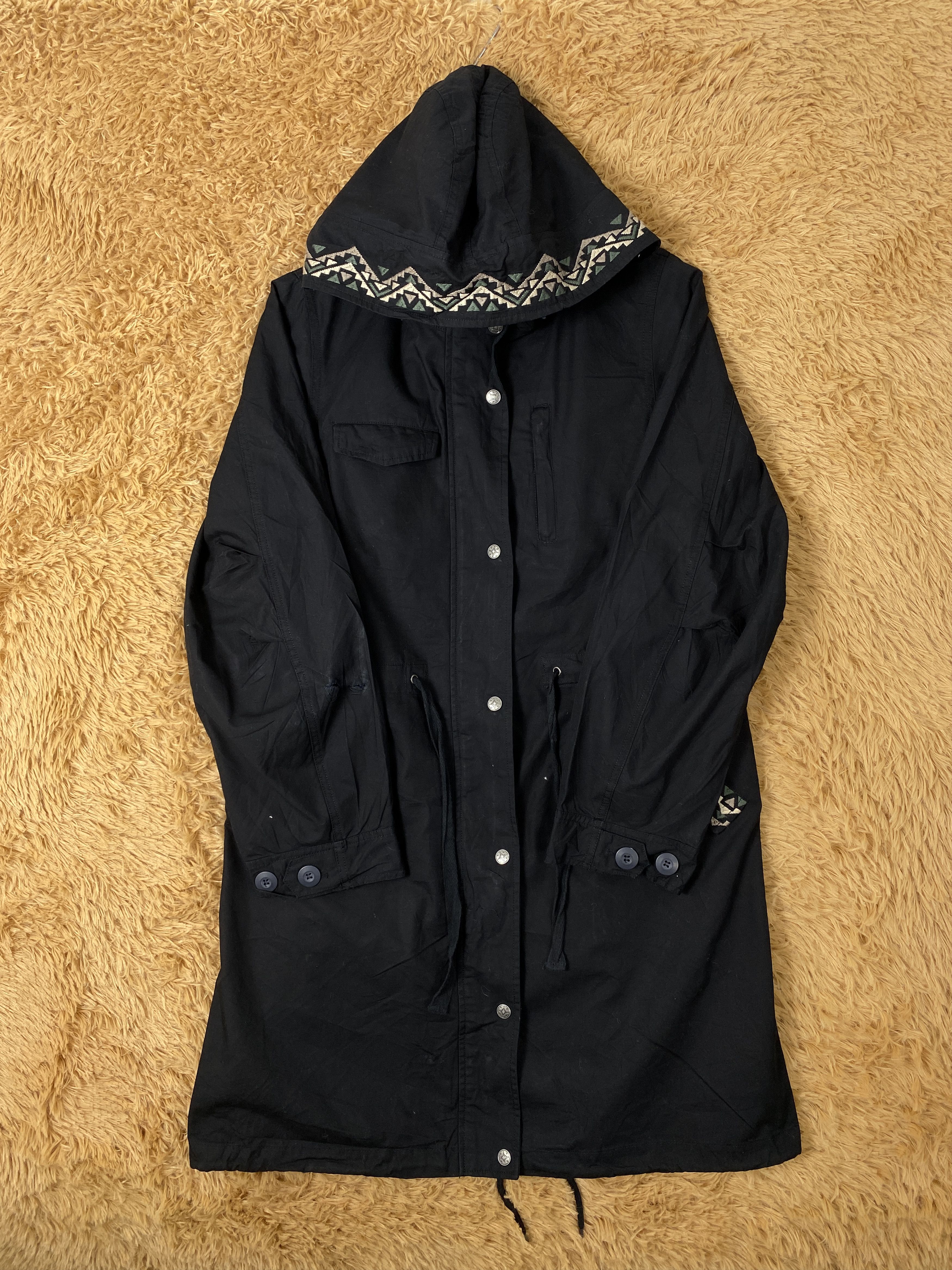 Japanese Brand Vintage Titicaca Aztec Native Navajo Long Jacket J2173 Size US S / EU 44-46 / 1 - 3 Thumbnail