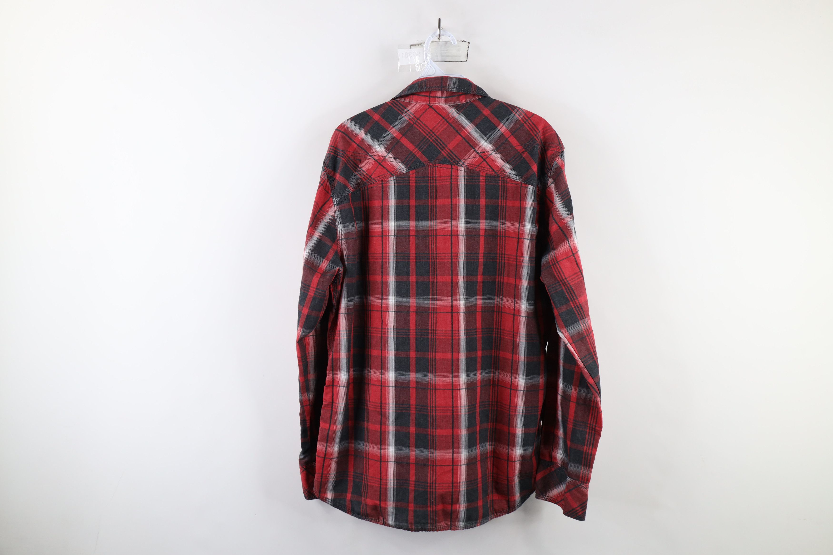 BKE × Vintage Buckle BKE Fit Thick Stitch Snap Button Western Shirt Plaid Size US L / EU 52-54 / 3 - 8 Thumbnail