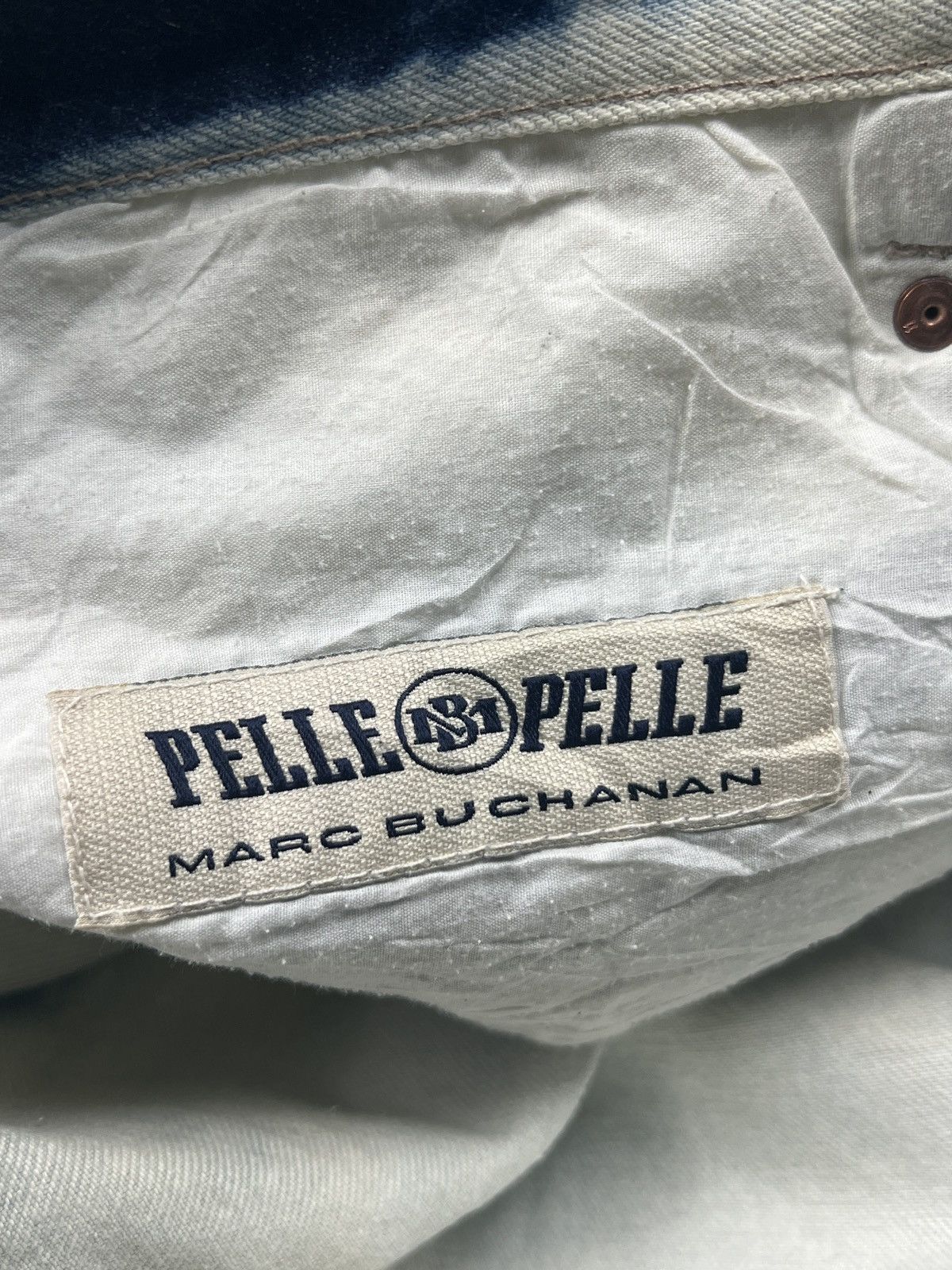 Marc Buchanan 1990 Pelle Pelle Marc Buchanan Acid Wash Tapered Jeans Size US 34 / EU 50 - 12 Thumbnail