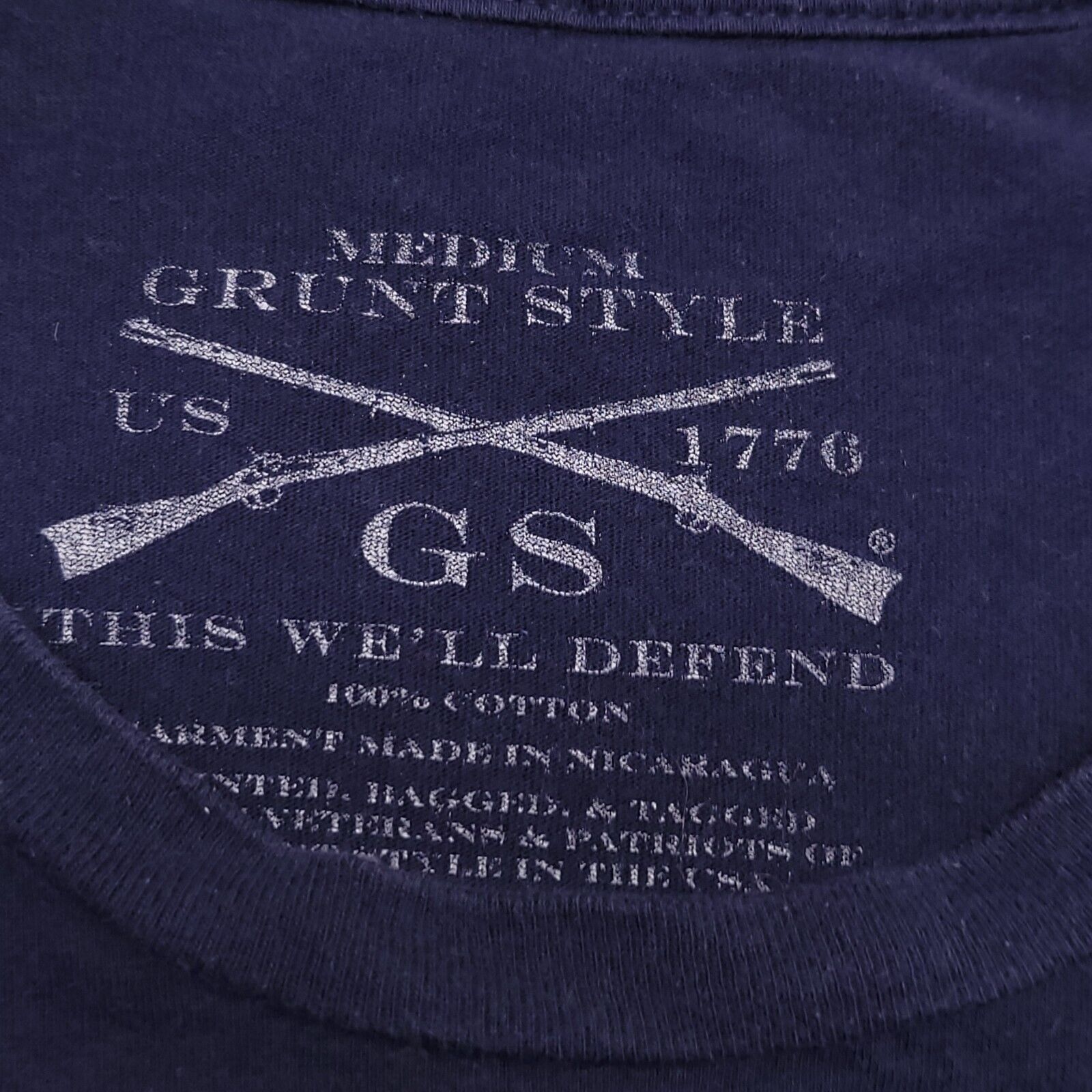 Grunt Style Tactical Yeti Pullover Graphic T Shirt Mens Size Medium Blue Size US M / EU 48-50 / 2 - 3 Thumbnail