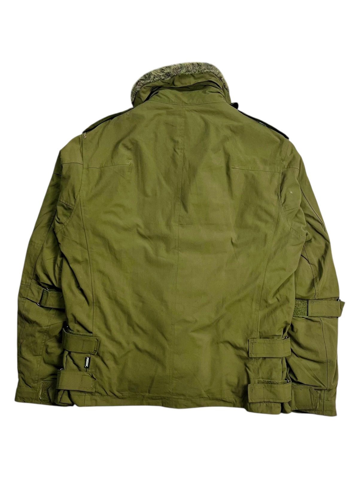 Isamu Katayama Backlash 2000s Powerage - Fur Collar Rider Cargo Jacket Size US M / EU 48-50 / 2 - 3 Thumbnail