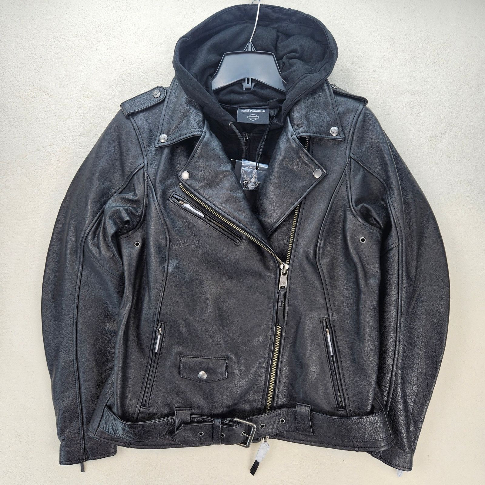 Harley Davidson HARLEY-DAVIDSON WOMEN'S LARGE POTOMAC 3 IN 1 LEATHER JACKET Size L / US 10 / IT 46 - 1 Thumbnail