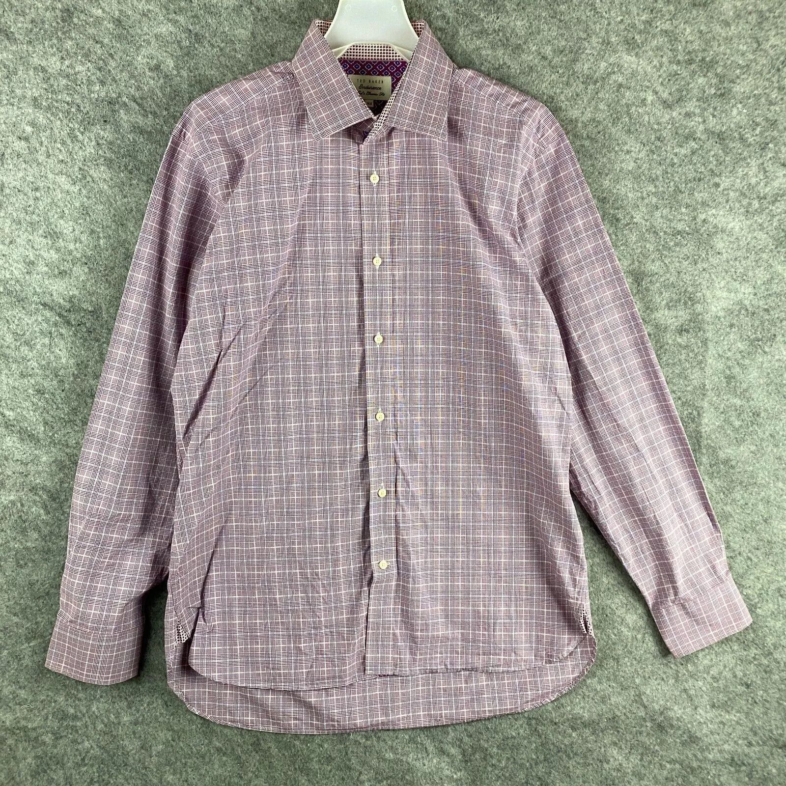 Ted Baker Ted Baker Button Up Endurance Shirt 16.5 Men's Long Sleeve Size US L / EU 52-54 / 3 - 1 Thumbnail