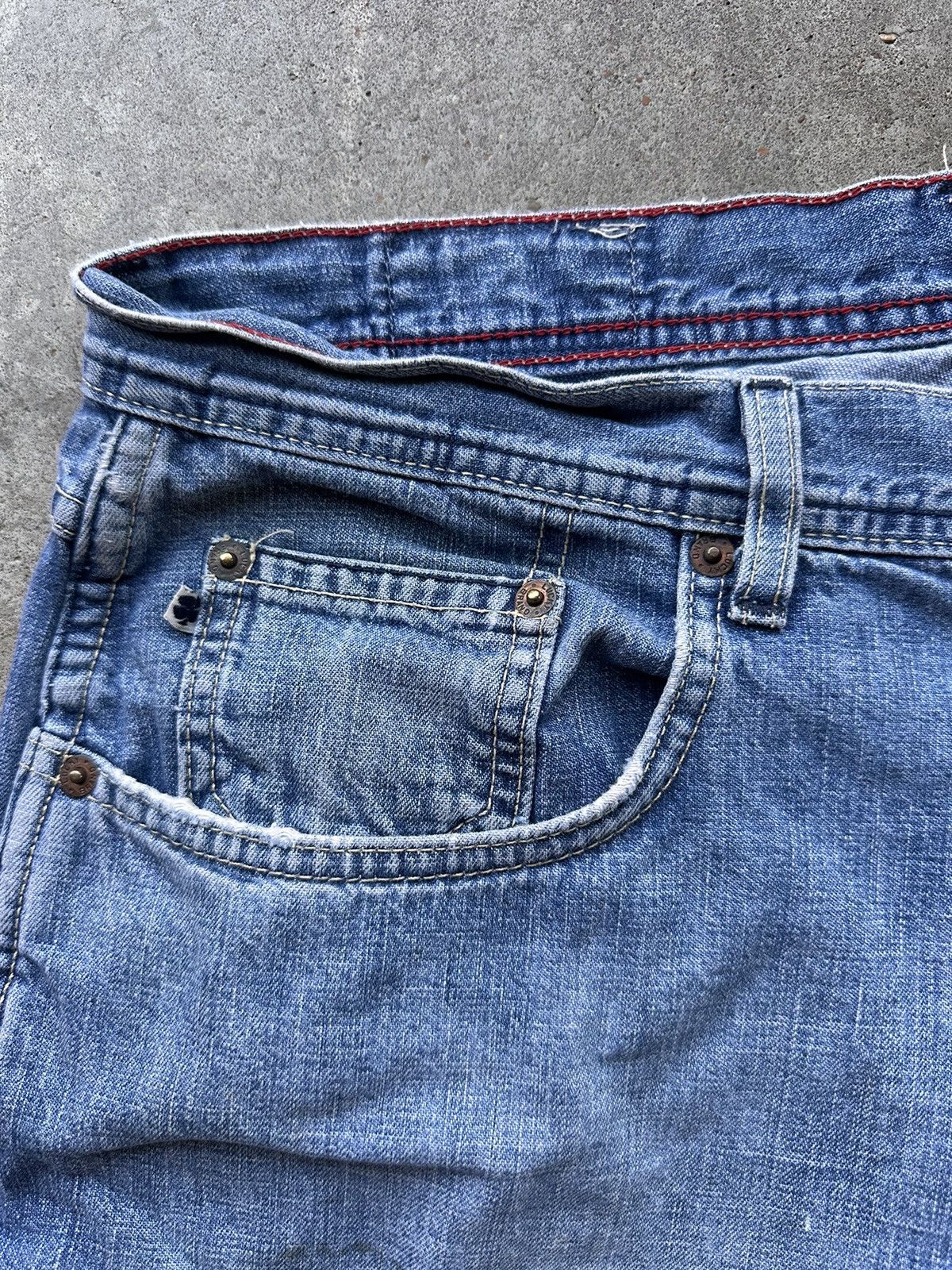 Lucky Brand × Vintage 90s Lucky Brand Denim Jorts Size US 37 - 4 Thumbnail