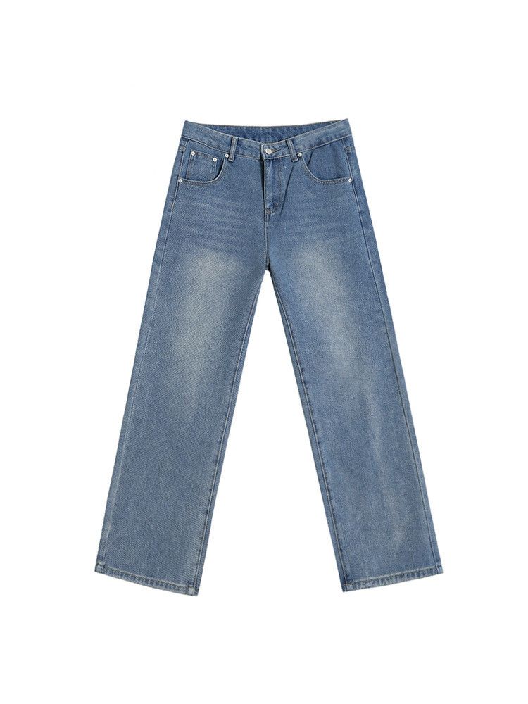 Japanese Brand × Jean Retro casual loose wide leg jeans Size US 32 / EU 48 - 6 Thumbnail