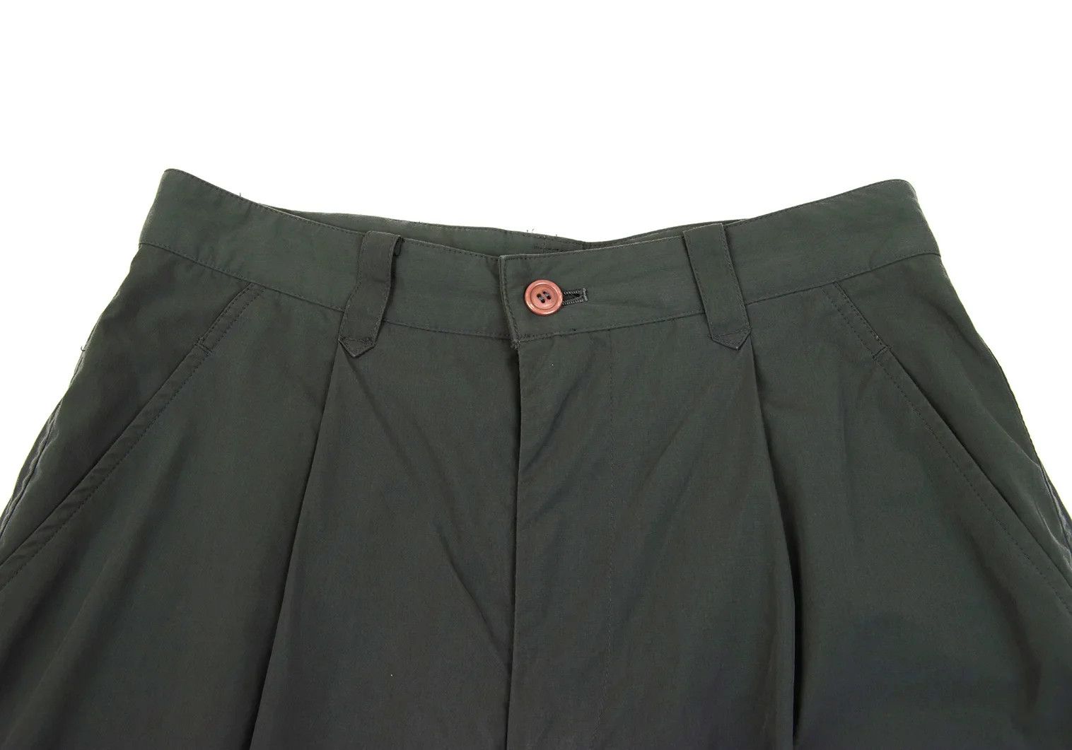 Issey Miyake Polyester Blend Zip Design Pants in Khaki Size S Size US 30 / EU 46 - 4 Thumbnail