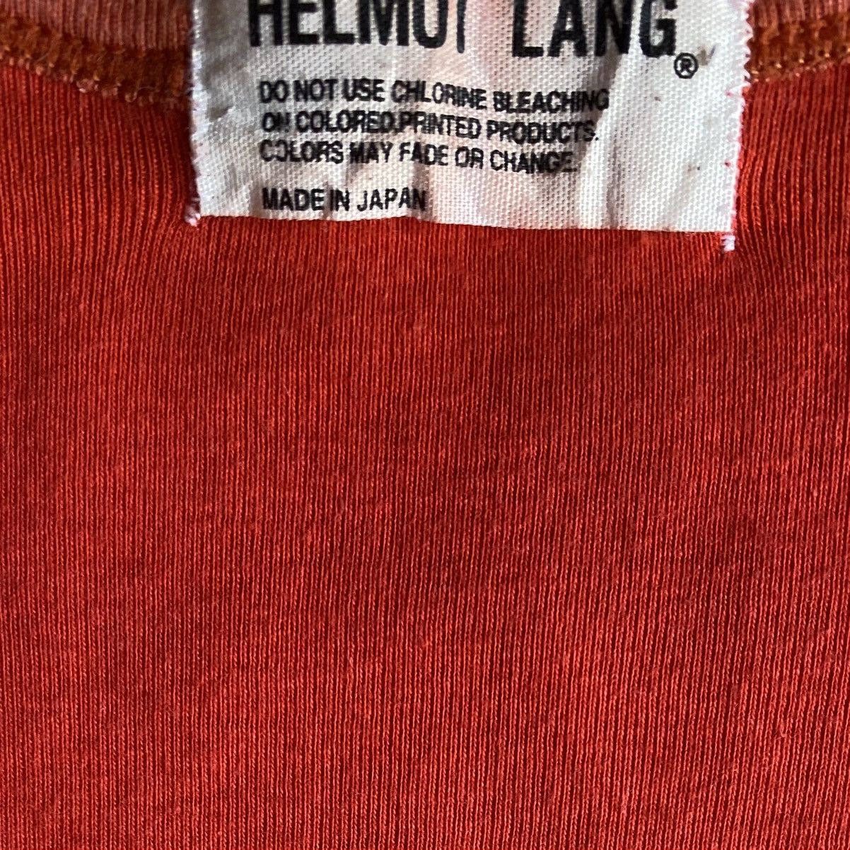 Helmut Lang 1995 Archive Red With Clay Pink Microrib Cotton Size US M / EU 48-50 / 2 - 4 Thumbnail