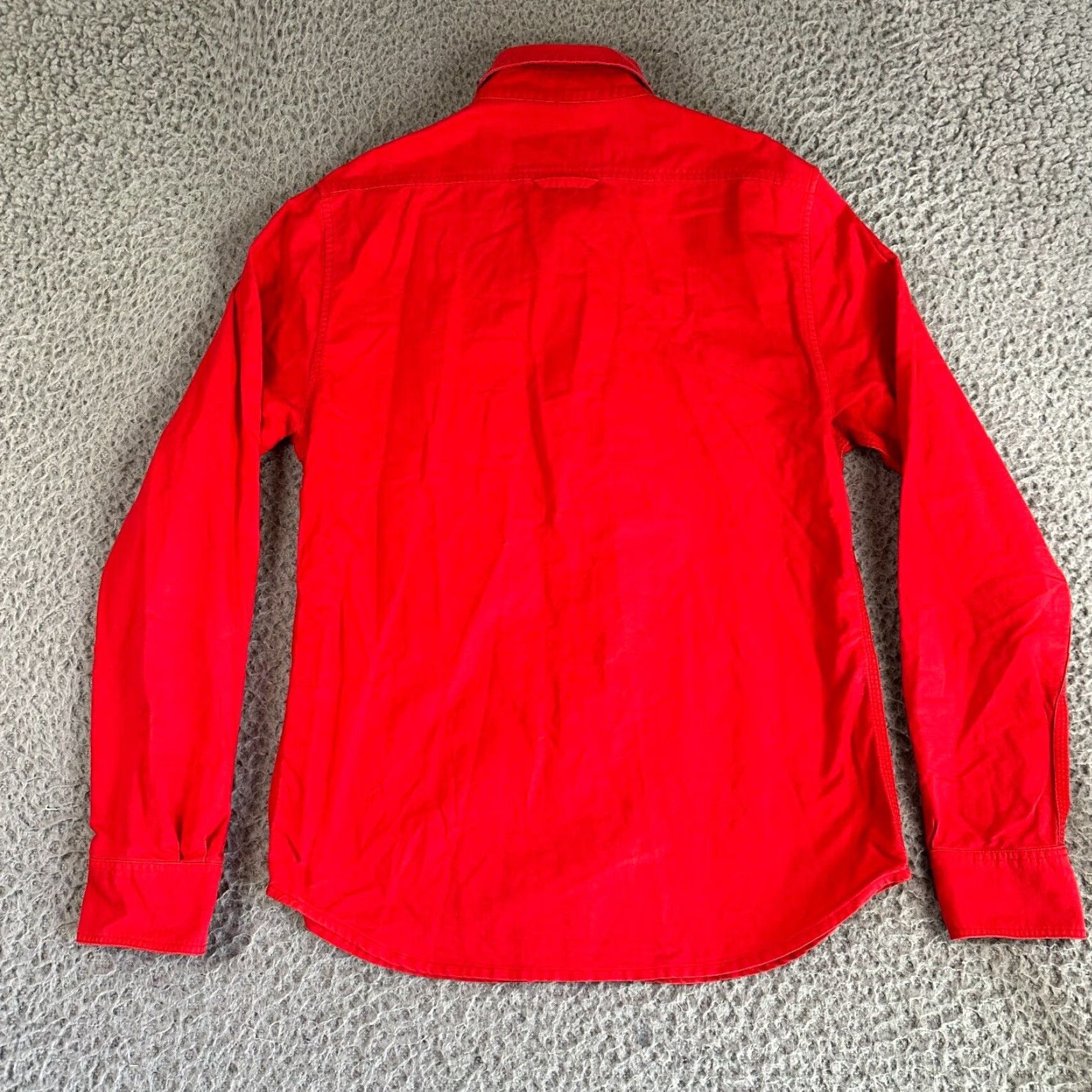 Vintage Wings+Horns Shirt Men's Small Red Knit Button Down Long Sleeve Size US S / EU 44-46 / 1 - 5 Thumbnail