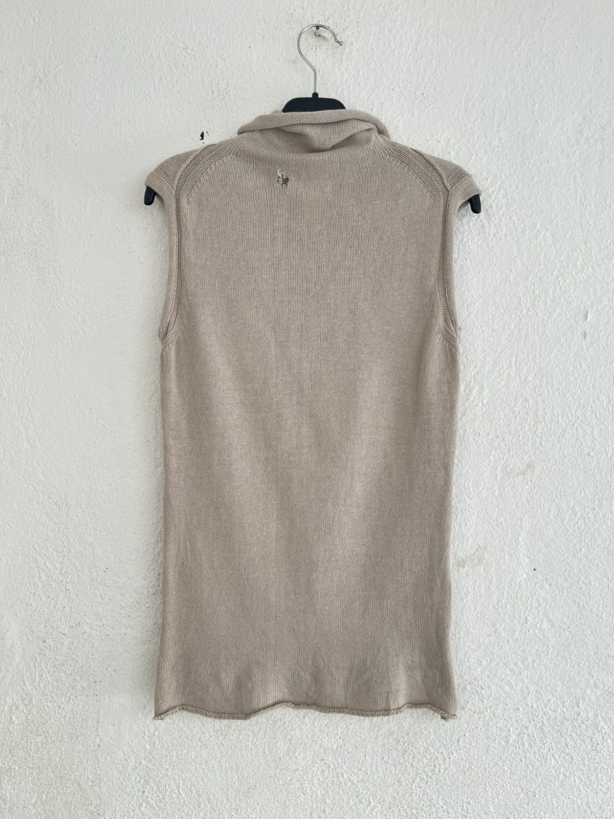 Y's Y’s Yohji Yamamoto Sleeveless Turtleneck Knit Cotton Size US L / EU 52-54 / 3 - 3 Thumbnail