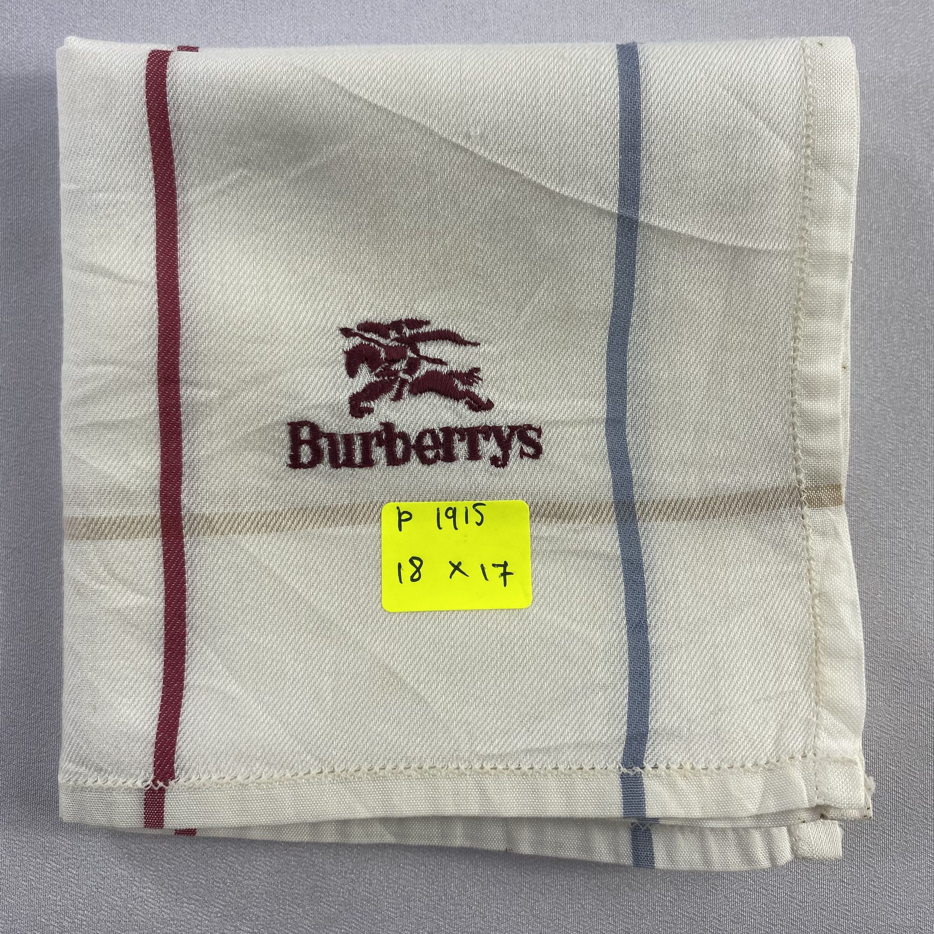 Burberry × Vintage Burberry Handkerchief / Neckerchief / Bandana-P1915 Size ONE SIZE - 7 Thumbnail