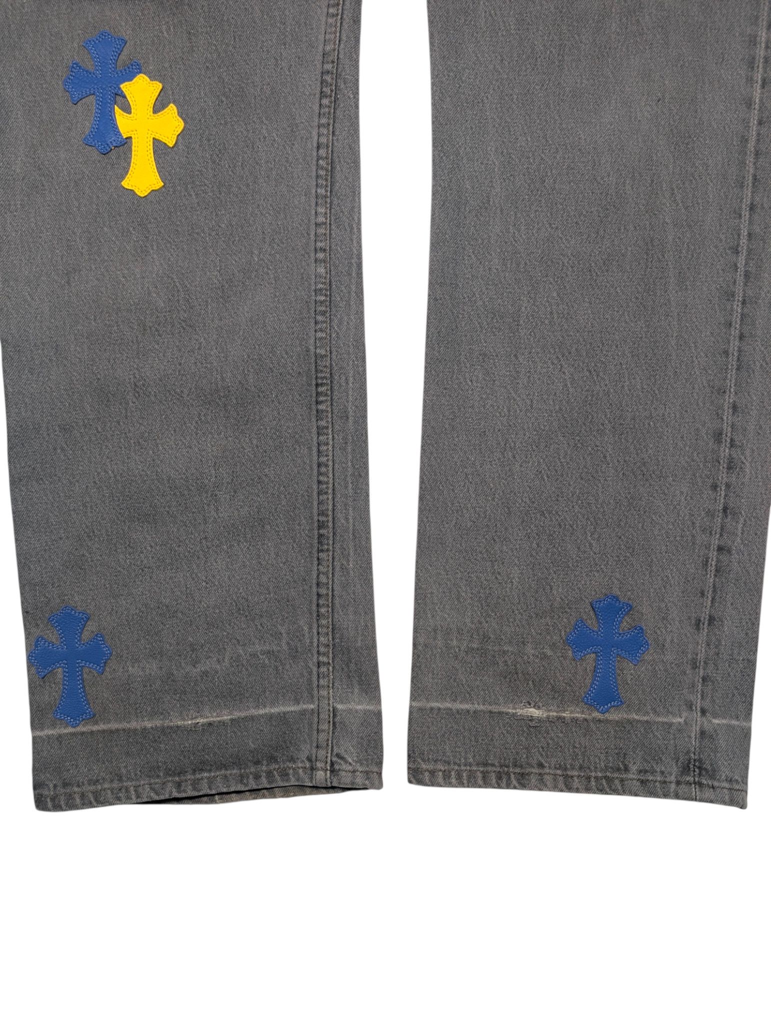 Chrome Hearts Levi's Cross Patch New York City Jeans Size US 40 / EU 56 - 6 Thumbnail