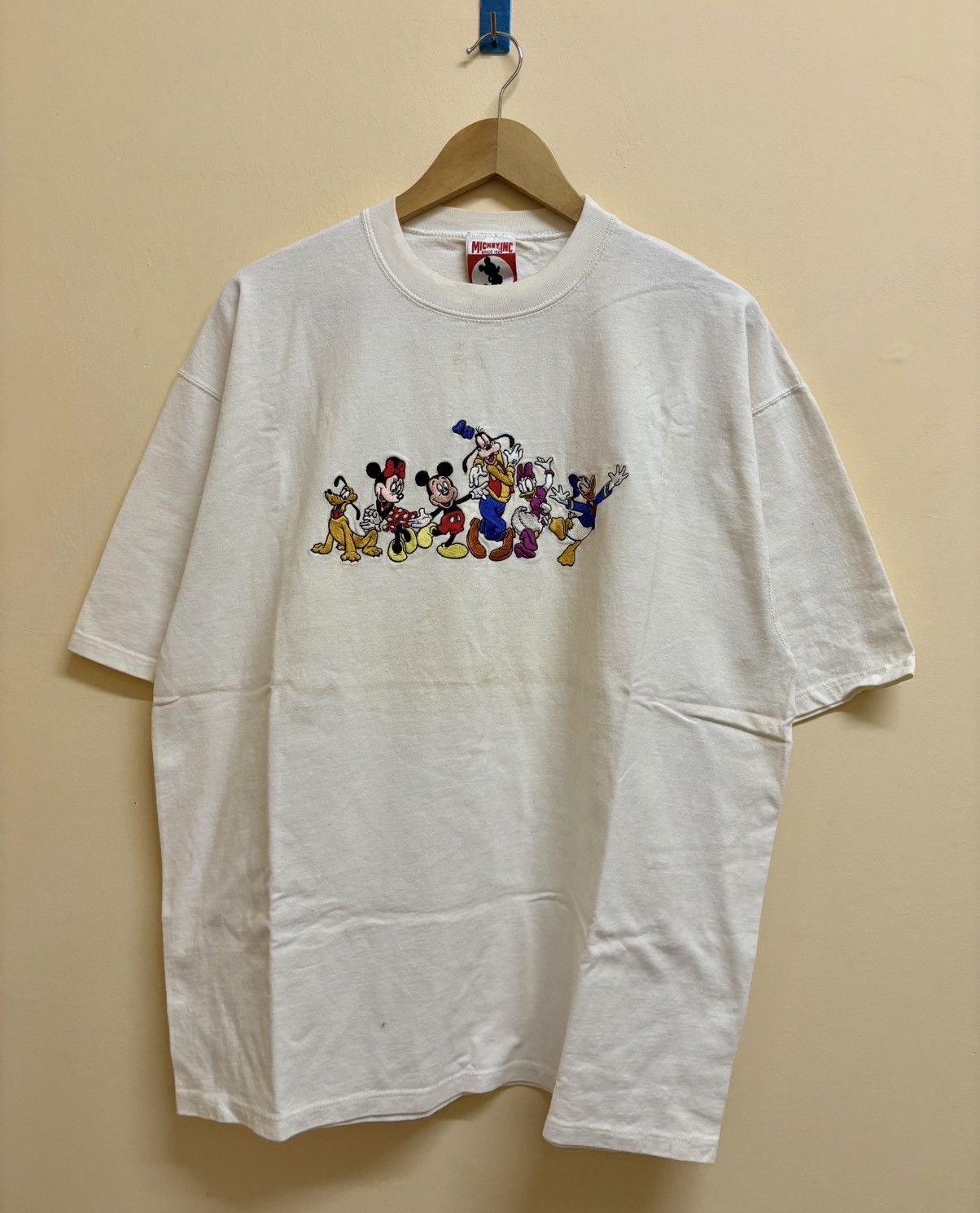 Vintage Vintage 90s Mickey Mouse Line Up Embroidery Cartoon Disney Size US XL / EU 56 / 4 - 2 Thumbnail