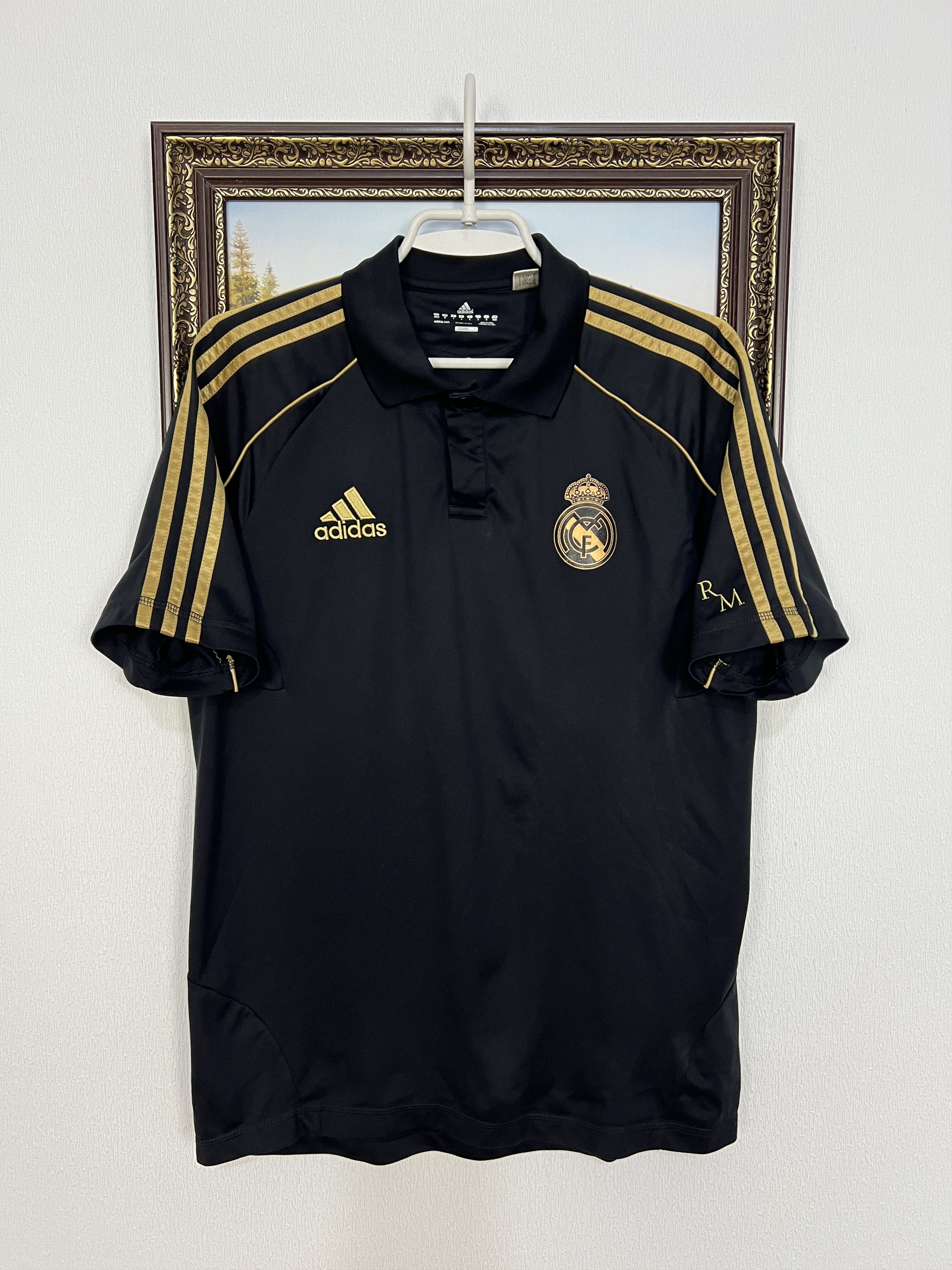 Adidas Vintage Real Madrid Football Train Polo Soccer Shirt Jersey Size US M / EU 48-50 / 2 - 1 Thumbnail