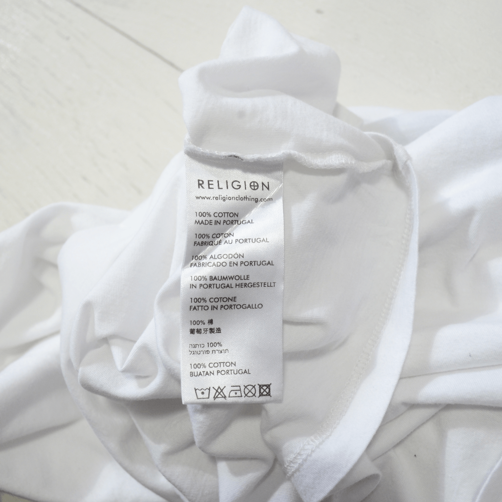Other Religion Big Logo White T-shirt Y2K Tee Size US L / EU 52-54 / 3 - 8 Thumbnail