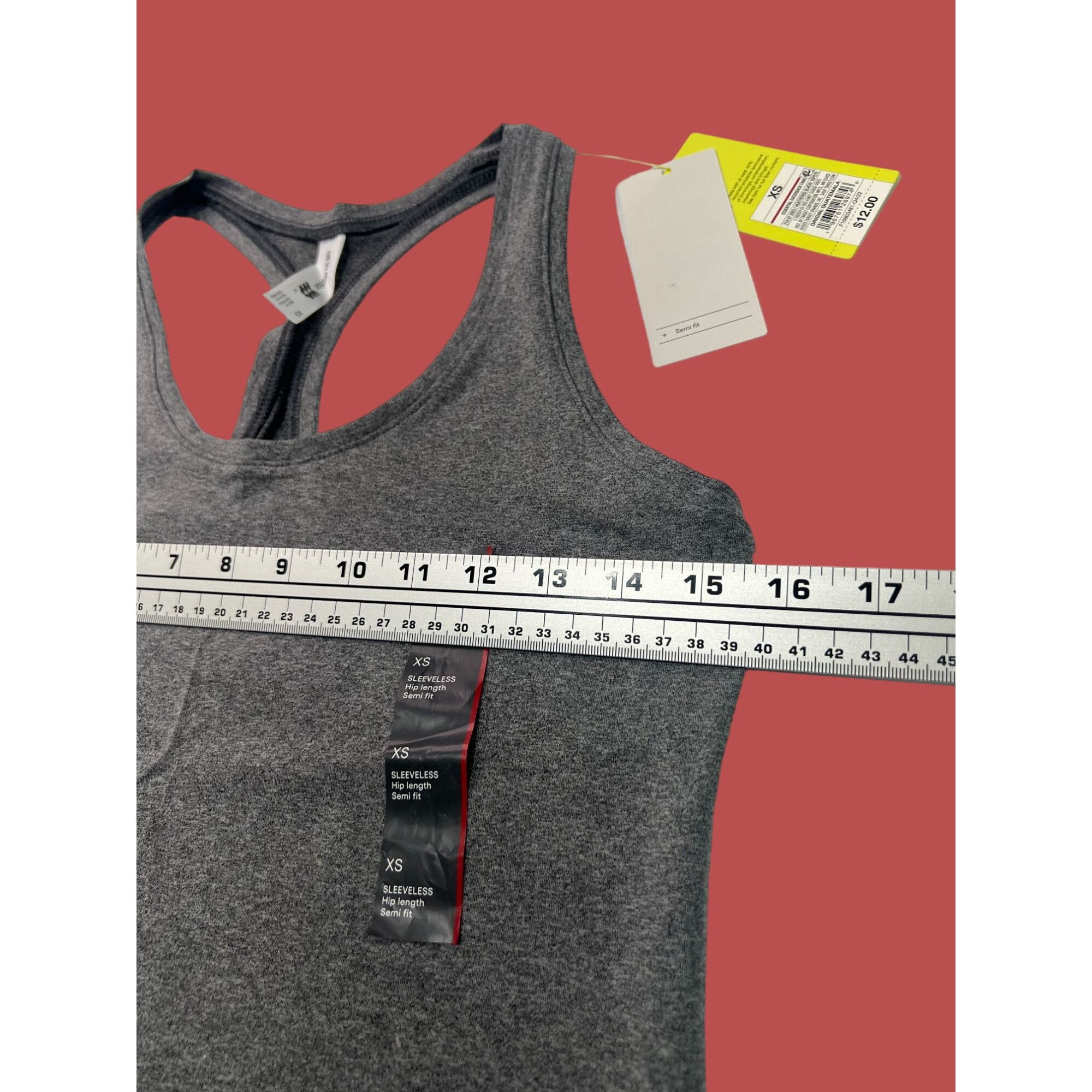 Other All In Motion - Women's Essential Racerback - Tank Top - Hea Size XS / US 0-2 / IT 36-38 - 5 Thumbnail