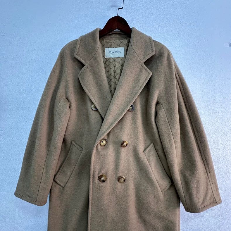 Max Mara Max Mara Classic camel coat Size L / US 10 / IT 46 - 2 Thumbnail
