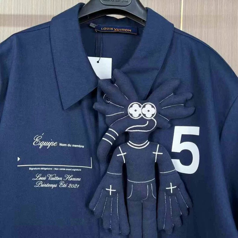 Louis Vuitton LOUIS VUITTON Japanese Limited Doll Shirt 2504-Nextarrow Size US M / EU 48-50 / 2 - 3 Thumbnail