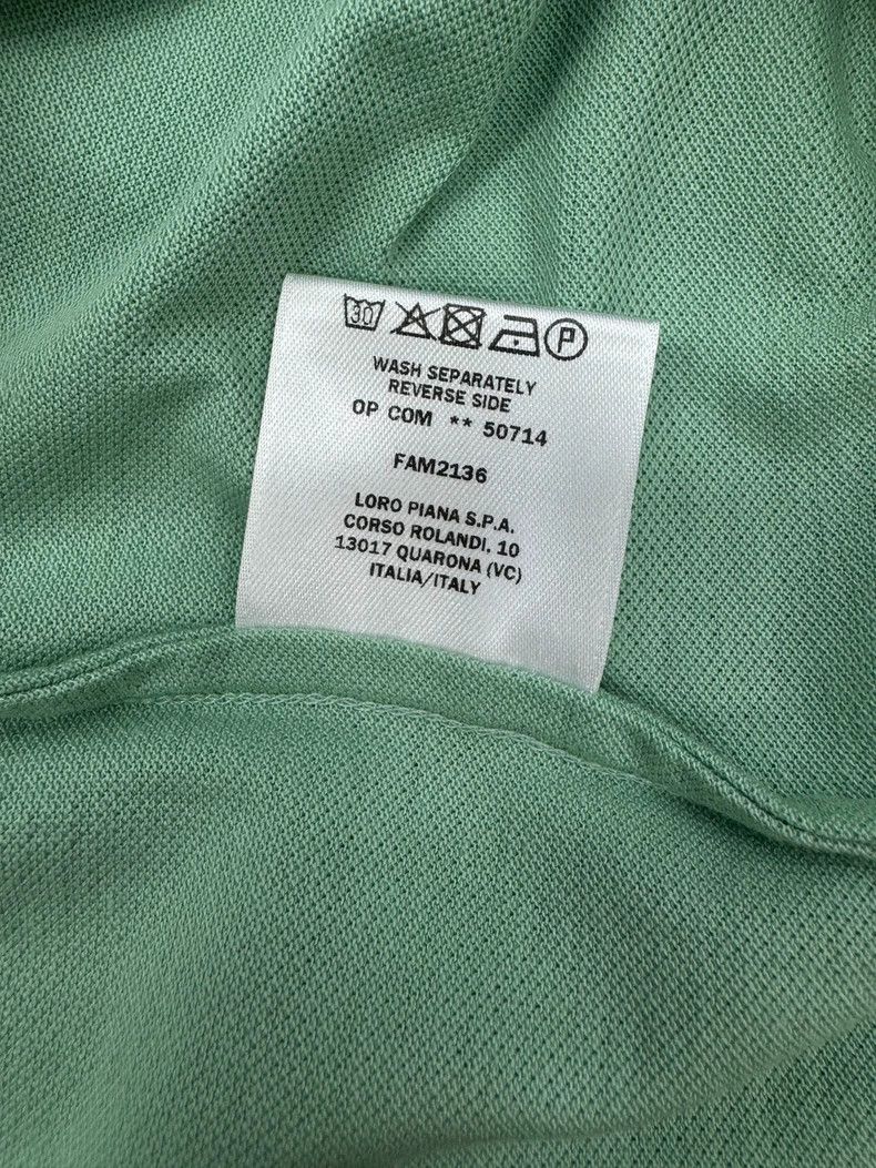 Loro Piana LORO PIANA Pure color breathable casual short sleeve Polo Size US M / EU 48-50 / 2 - 6 Thumbnail