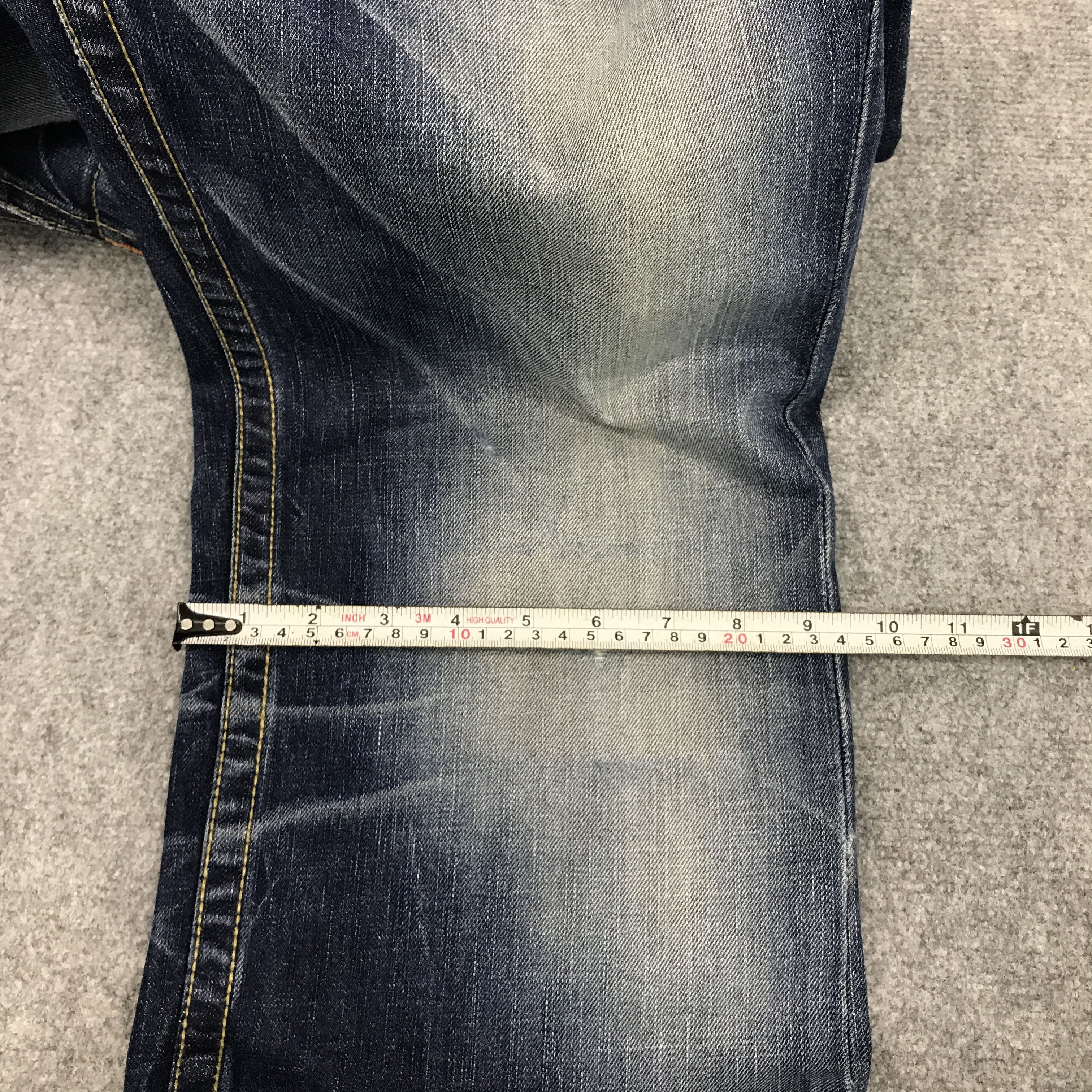 Japanese Brand JAPAN STYLE LOLITA DISTRESSED DENIM JEAN Size US 34 / EU 50 - 12 Thumbnail