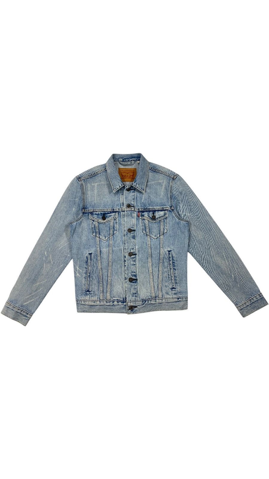 Levi's 🔥LASTDROP🔥 Levis Light Blue Washed Denim Trucker Jacket Size US S / EU 44-46 / 1 - 1 Thumbnail