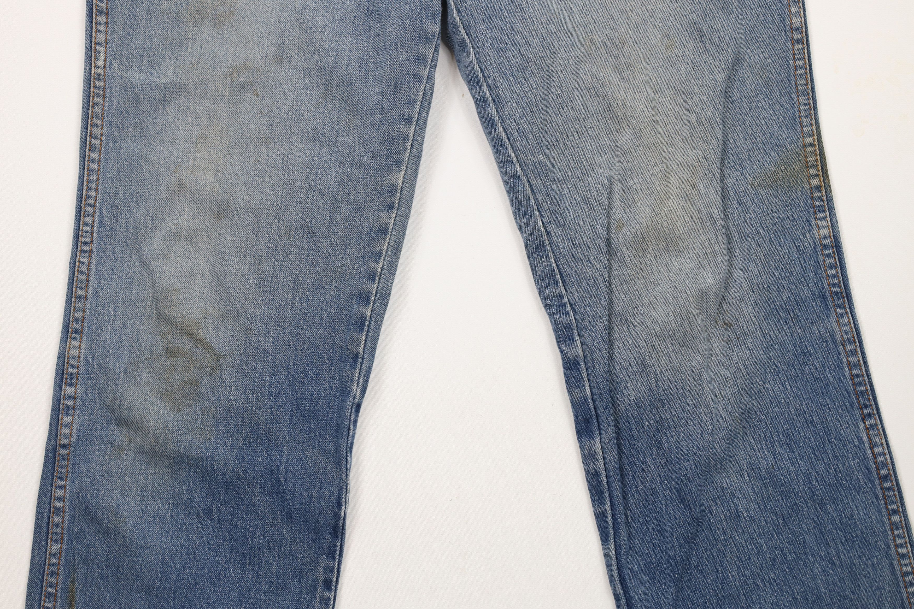 Vintage × Wrangler Vintage 80s 90s Wrangler Straight Leg Denim Jeans Blue USA Size US 34 / EU 50 - 3 Thumbnail