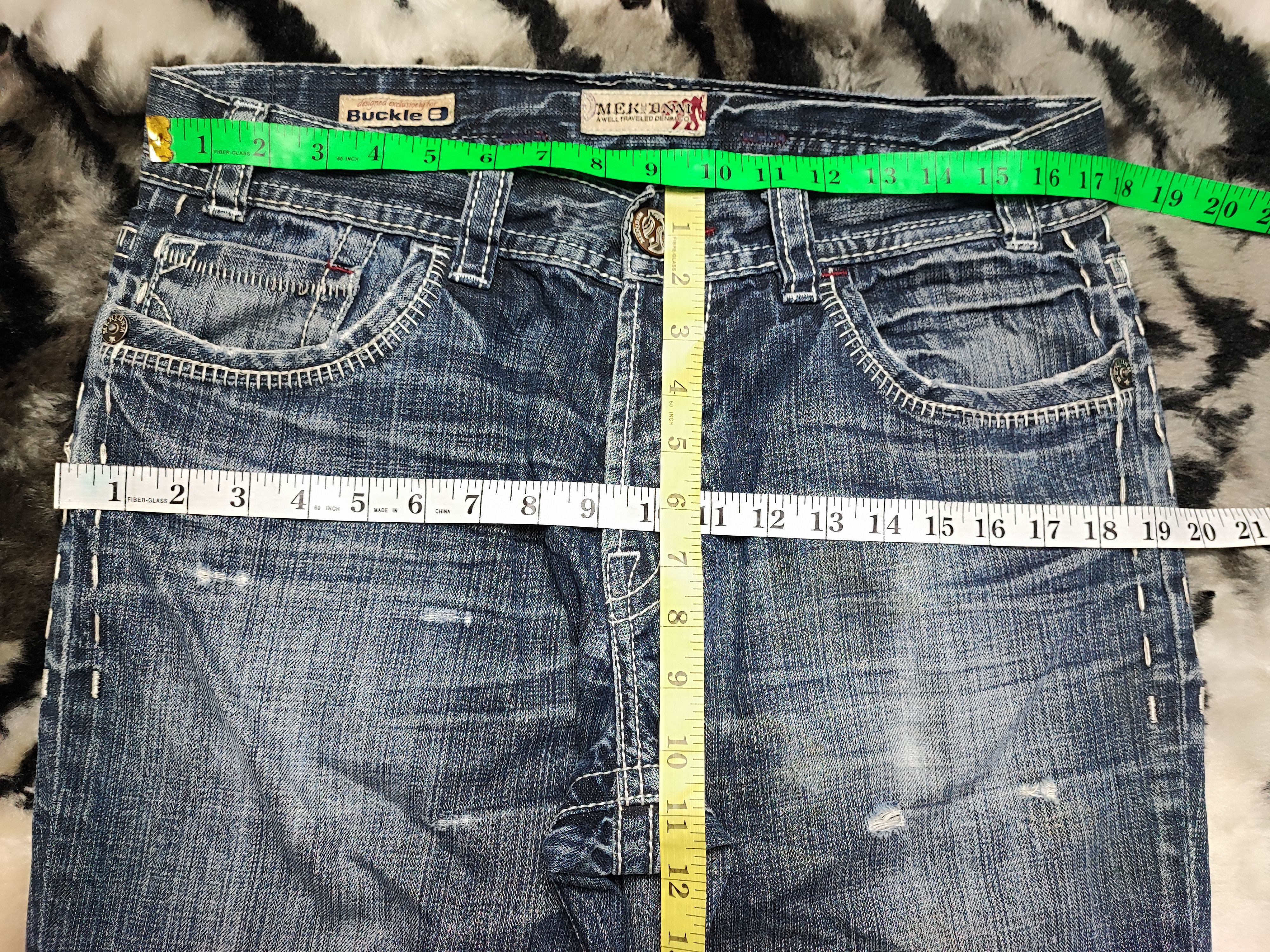 Mek Denim × Vintage Mek Denim USA Dagger Hearts Denim Pant Size US 32 / EU 48 - 8 Thumbnail