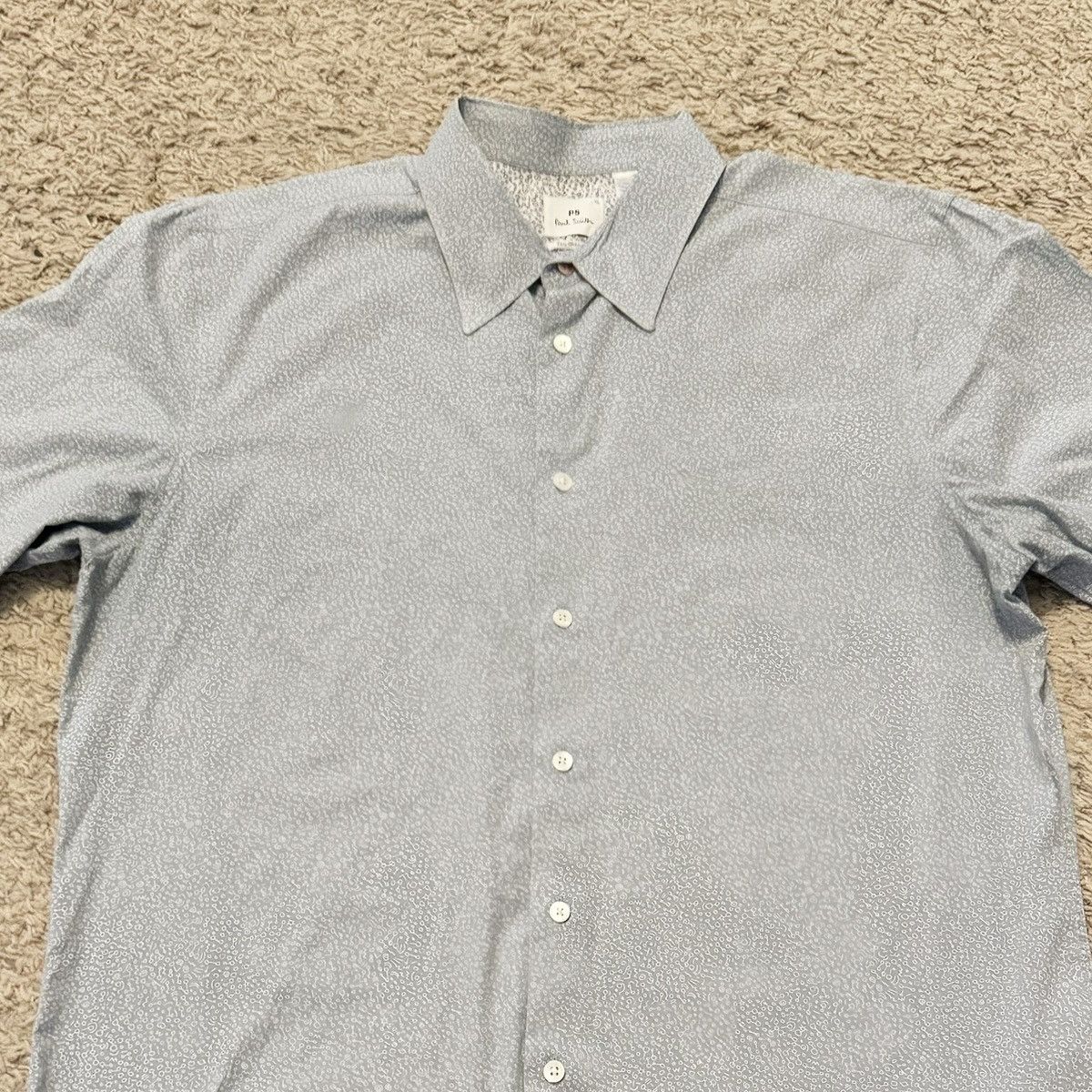 Paul Smith PAUL SMITH BLUE FLORAL BUTTON UP Size US XL / EU 56 / 4 - 3 Thumbnail