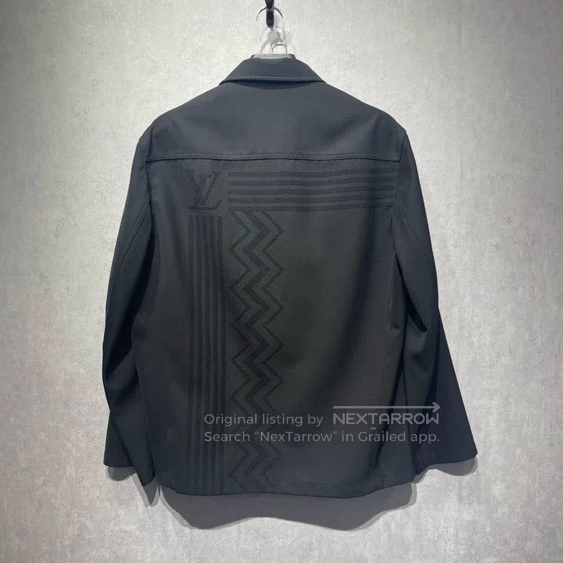Louis Vuitton Louis Vuitton Solid dark logo jacket Size US M / EU 48-50 / 2 - 2 Thumbnail