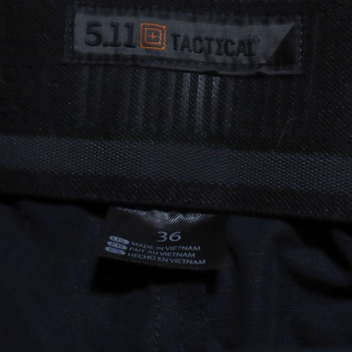 Vintage 5.11 Tactical Cotton Blend Canvas Cargo Pants Black Men's 36 Cargo Pants Men 36 Black 5.11 Tactical Canvas Cargo Relaxed Workwear Size US 36 / EU 52 - 5 Thumbnail