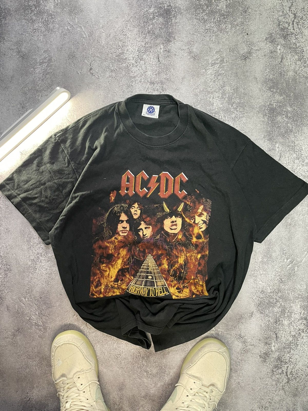 AC/DC Vtg AC/DC Highway To Hell Graphic Tee L Size US L / EU 52-54 / 3 - 1 Thumbnail