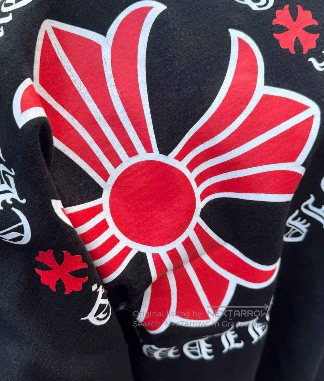 Chrome Hearts chrome hearts red circle graphic zip hoodie. Size US L / EU 52-54 / 3 - 6 Thumbnail