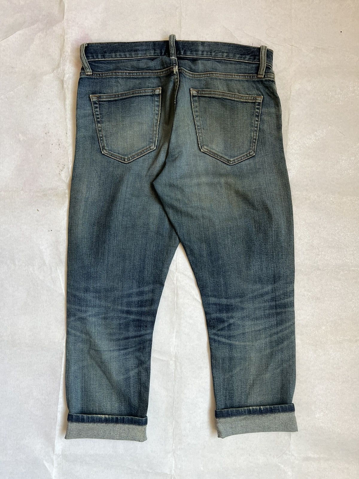 Uniqlo Uniqlo Selvedge Denim Distressed Slim Fit Size US 32 / EU 48 - 10 Thumbnail