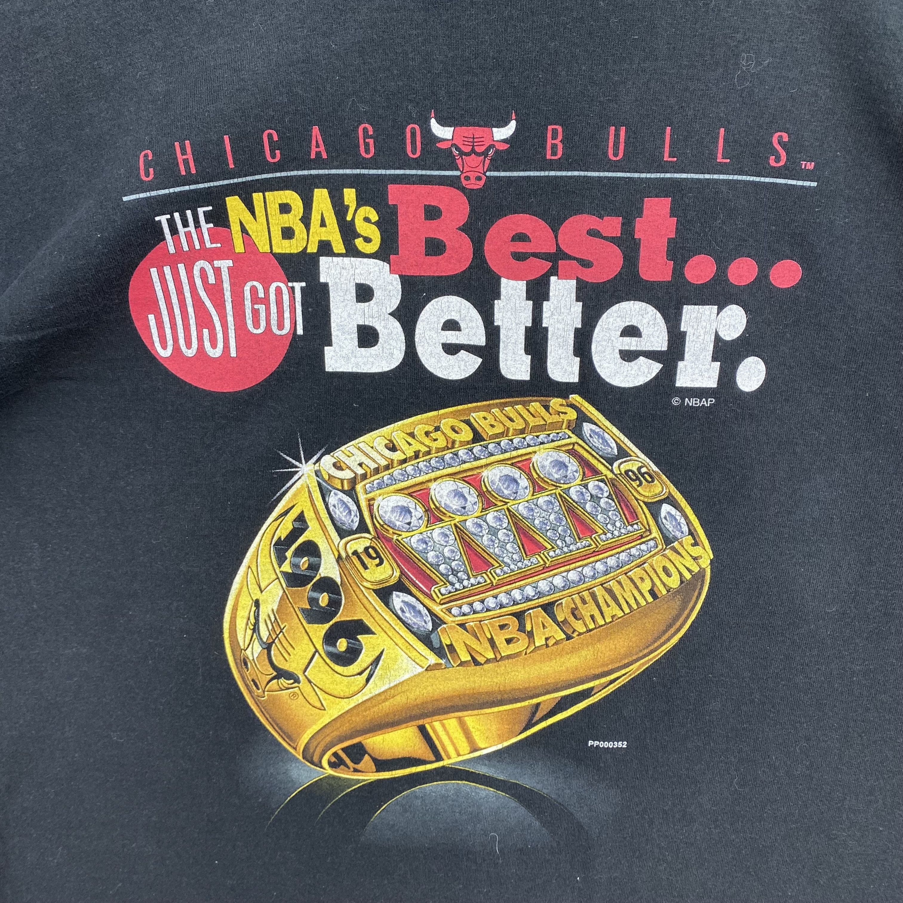 NBA Vintage 90s Chicago Bulls T-Shirt NBA Champions Tee GF10226 Size US M / EU 48-50 / 2 - 2 Thumbnail