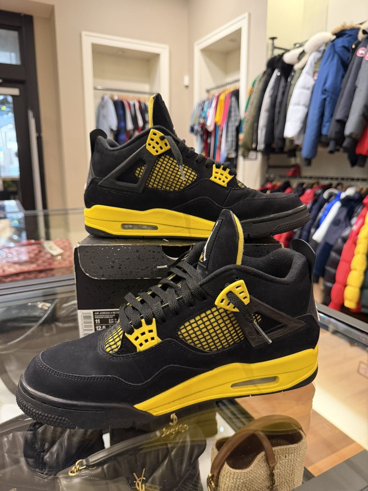 Jordan Brand Jordan 4 Retro ‘Thunder (2023)’ Size US 11 / EU 44 - 2 Thumbnail
