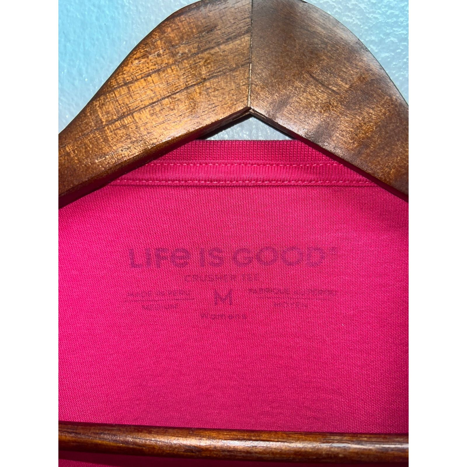 Vintage Womens Life Is Good Mountain Shirt Crusher Pink Tee Medium Size M / US 6-8 / IT 42-44 - 5 Thumbnail