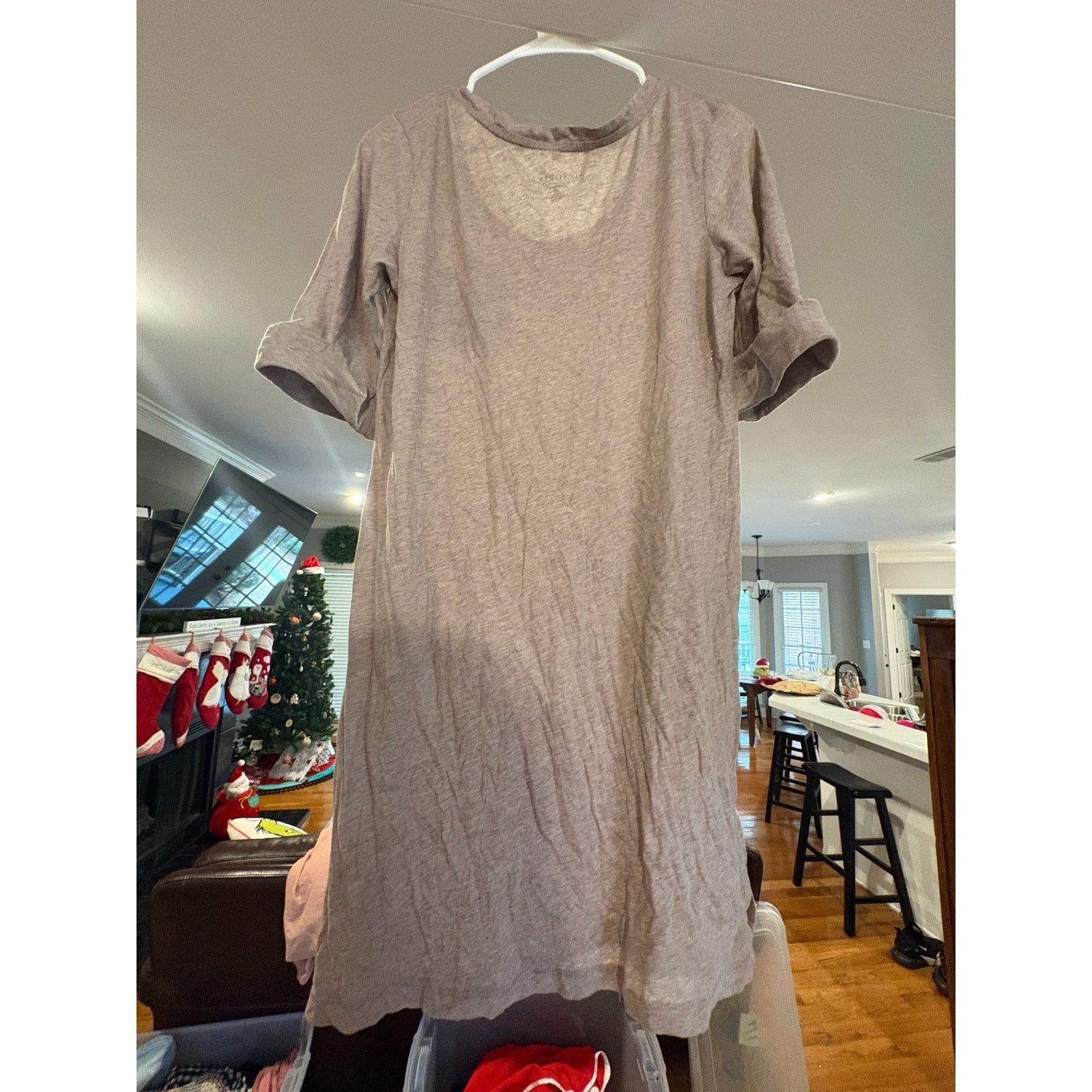 Victoria's Secret Victoria’s Secret Taupe T-Shirt Dress Size Large Size L / US 10 / IT 46 - 3 Thumbnail