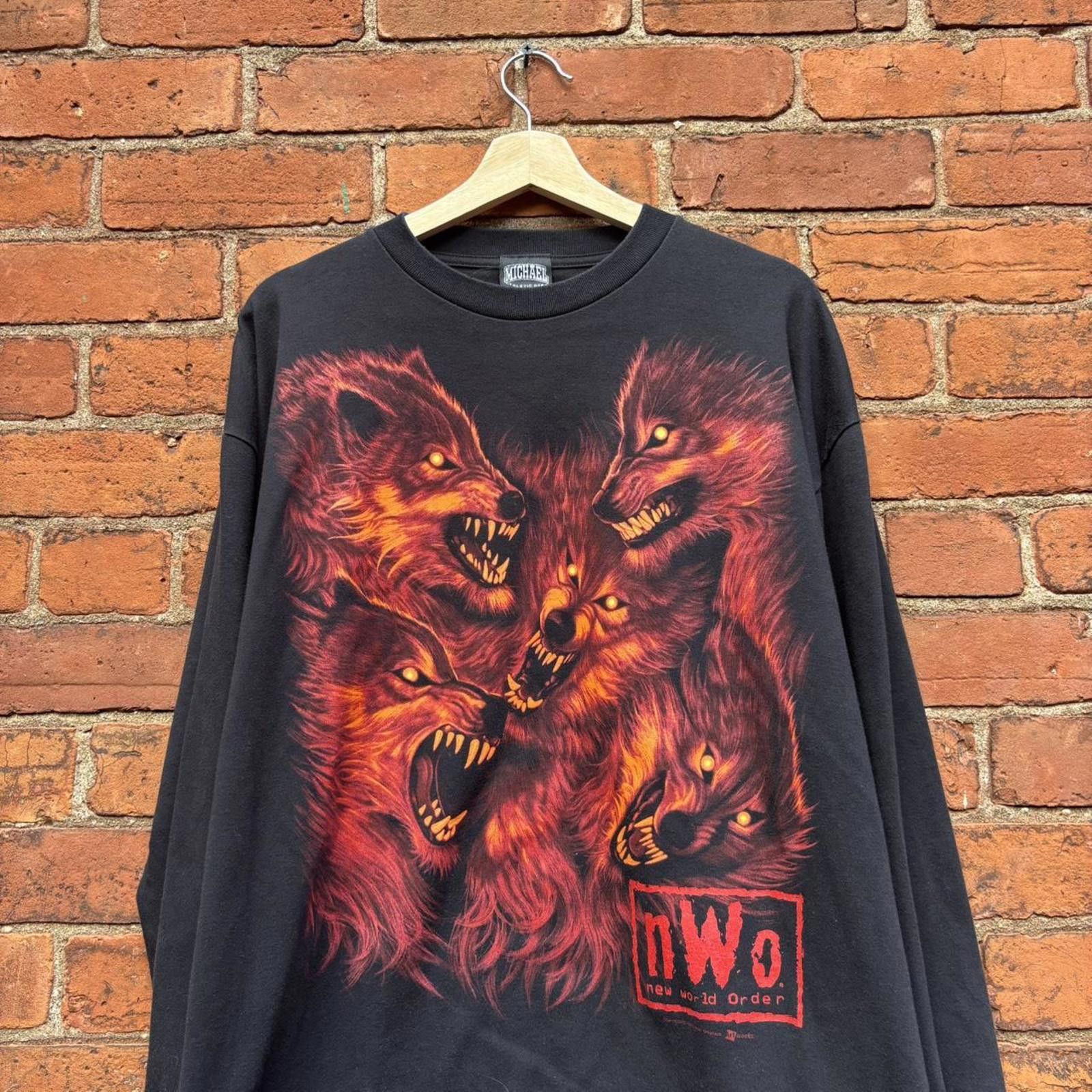 Other vintage nwo new world order wolf long sleeve t shirt 1999 XL Size US XL / EU 56 / 4 - 3 Thumbnail