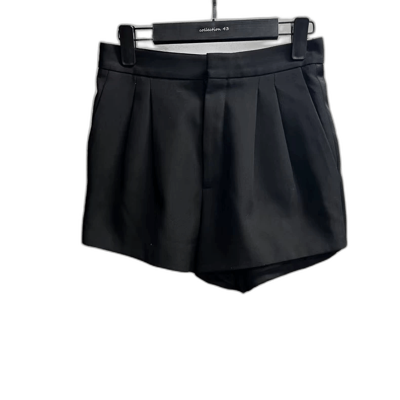Saint Laurent Paris Black Casual High-Waisted Straight Shorts Size US 38 / EU 54 - 1 Thumbnail