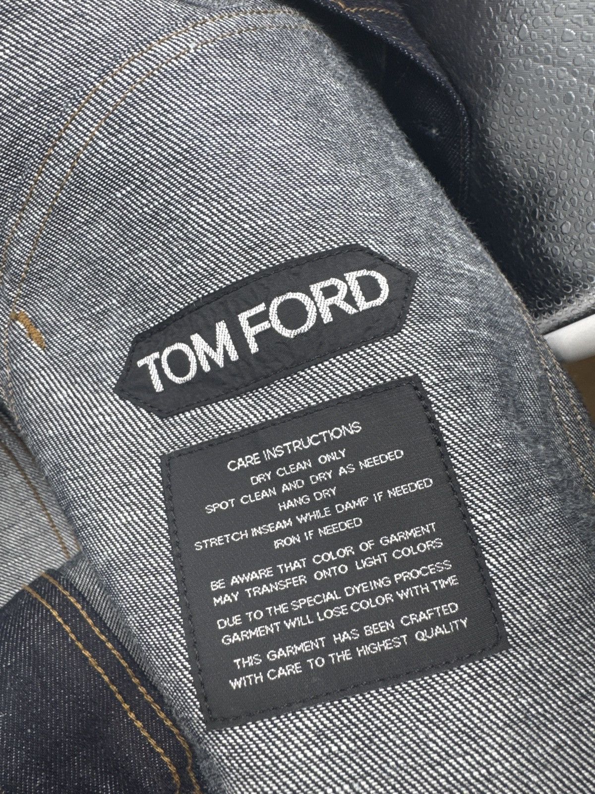 Tom Ford TOM FORD Indigo Rinse Denim Jacket Size US XXL / EU 58 / 5 - 7 Thumbnail
