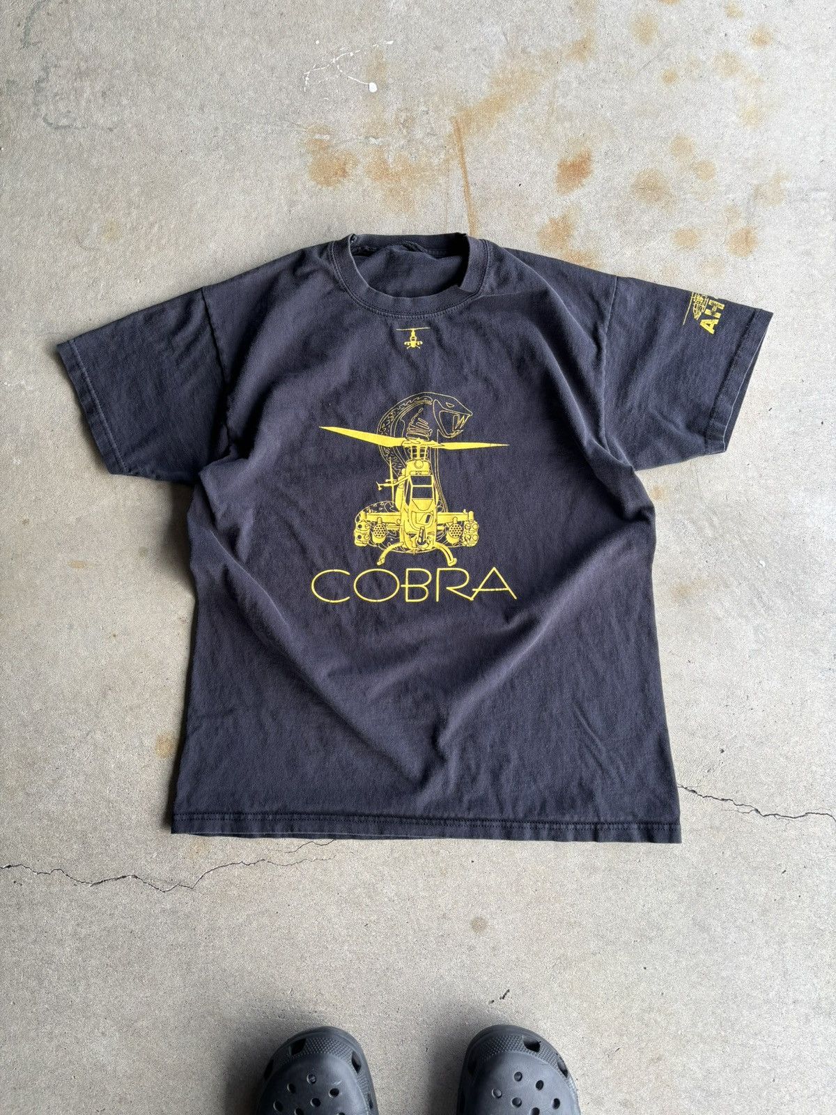 Other Vintage 90s Cobra AH1F Military Attack Chopper Faded Tee Size US M / EU 48-50 / 2 - 1 Thumbnail